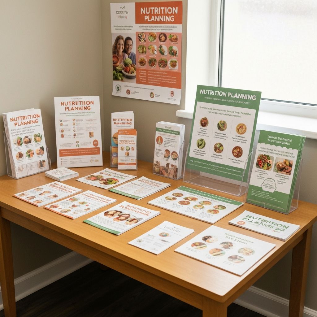 Educational materials about nutrition planning